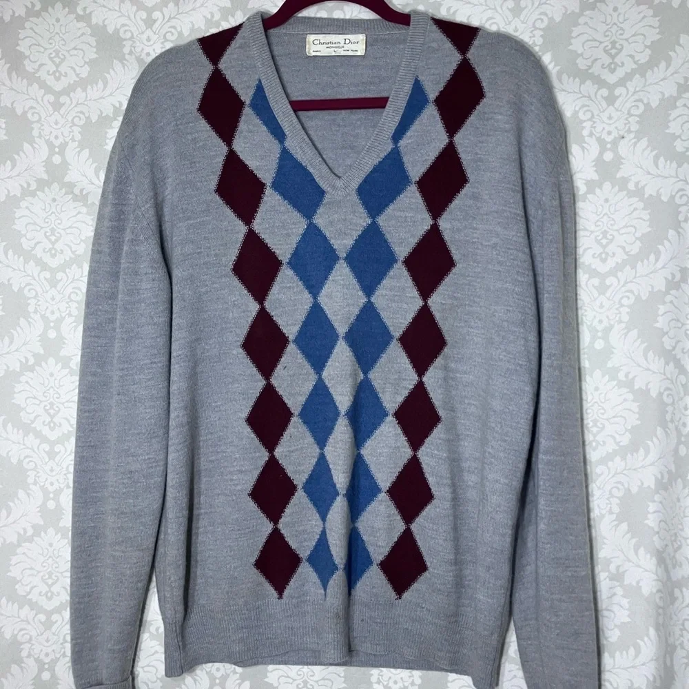 Vintage Christian Dior “Monsieur”  Sweater L